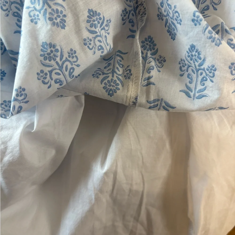 Blue and White‎ Midi Dress